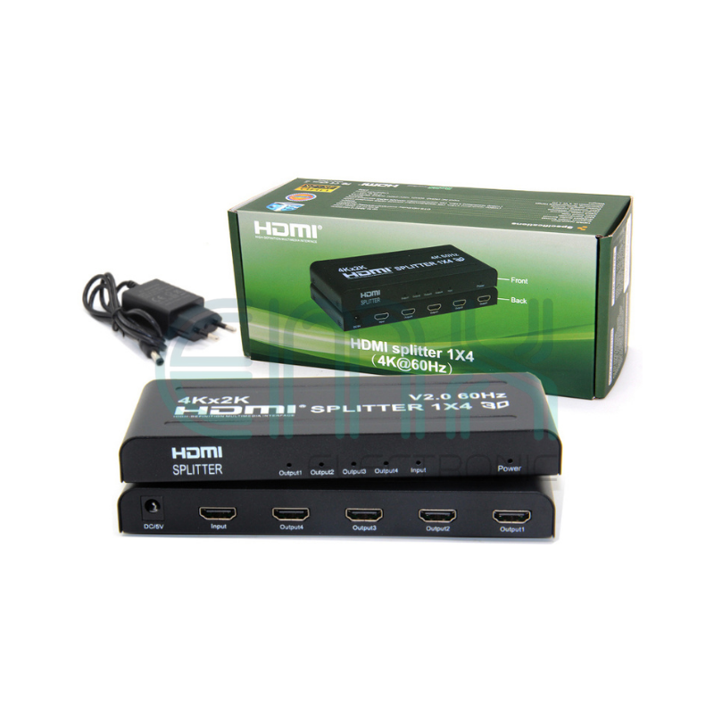 HDMI104 2K/4K 4PORT HDMI SPLITTER