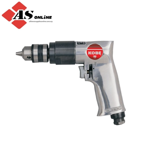 KOBE DPR1810, Air Drill, Air, 2000rpm, Keyed, 1 to 10mm, 1/4in., 373W / Model: KBE2701400L