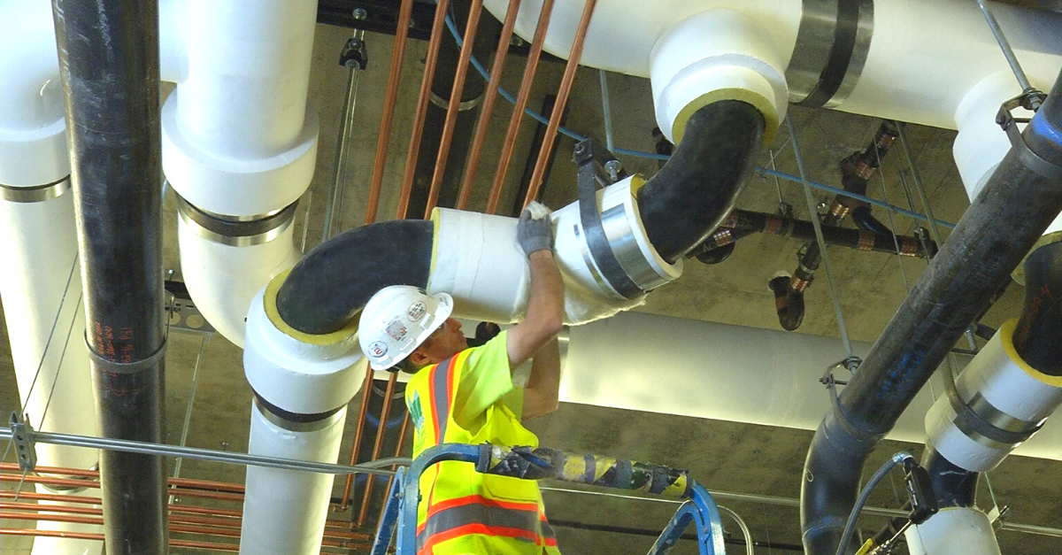 HVAC chilled water insulation services