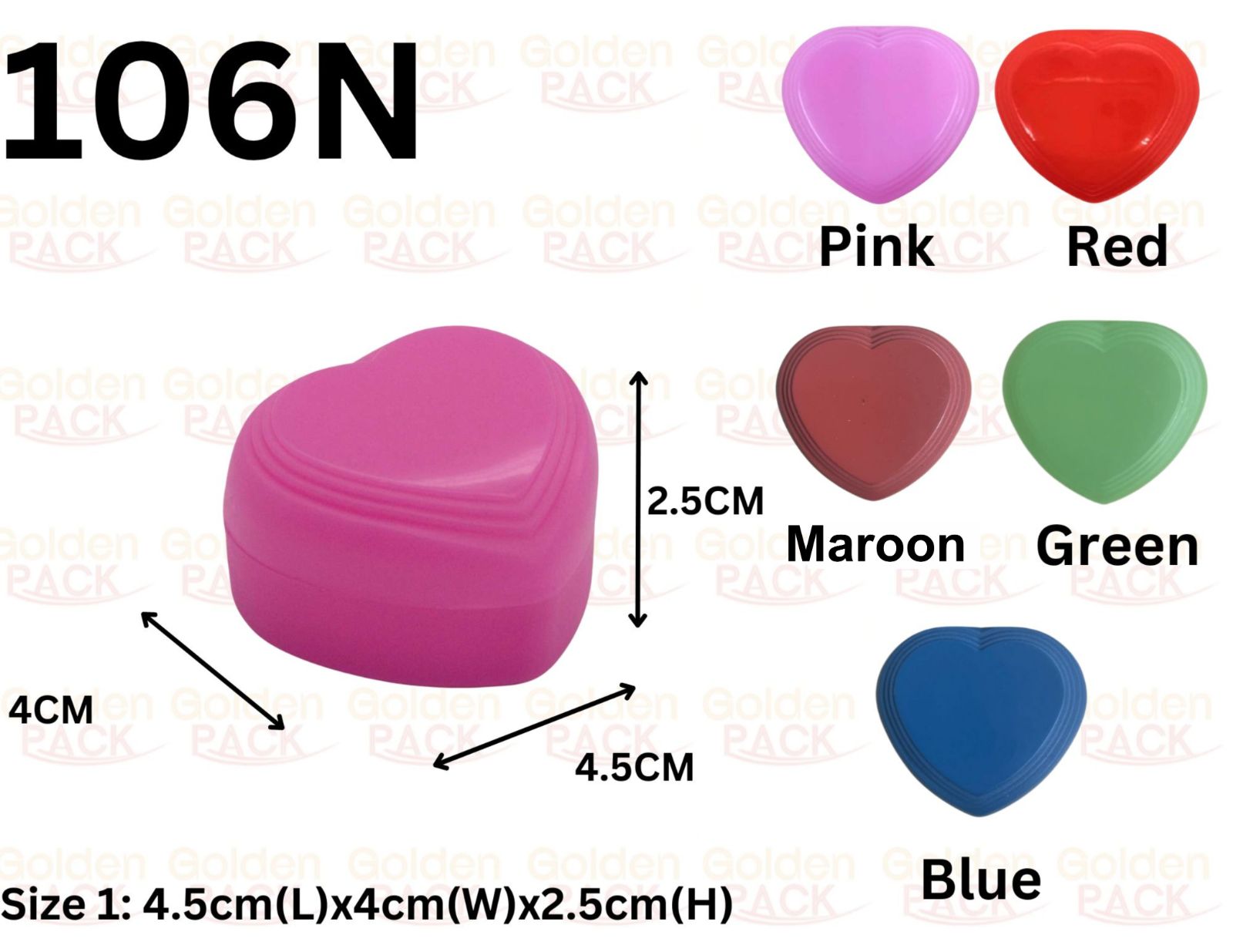 106N-Jewellery Plastic Box