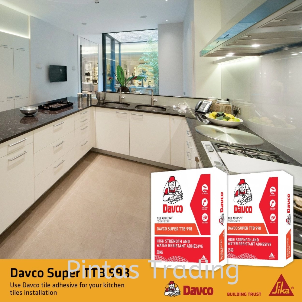 Davco Super TTB 998 | C2E High Strength & Cement Based Tile Adhesive