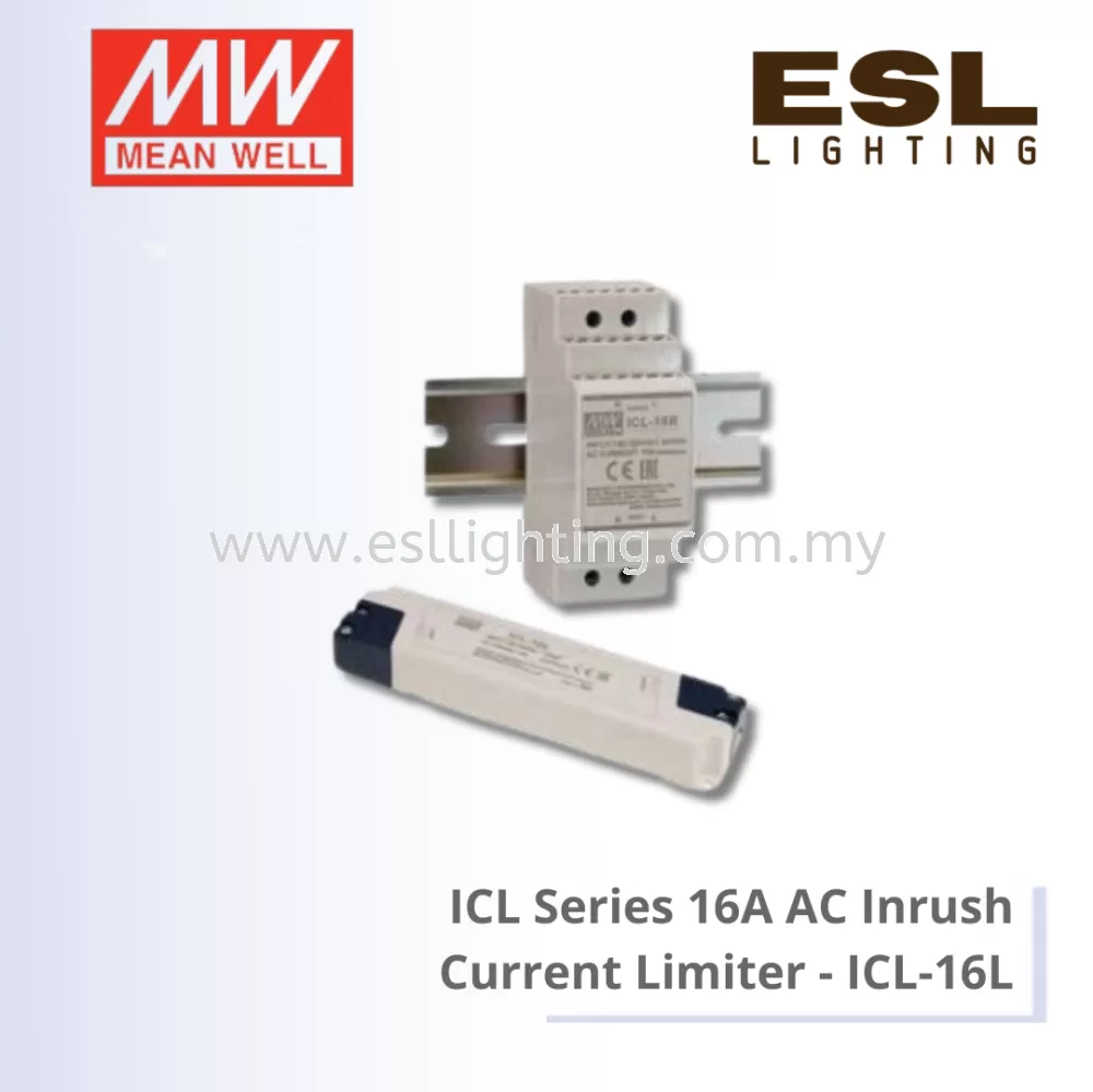 MEANWELL ICL Series 16A/28A AC Inrush Current Limiter - ICL-16L