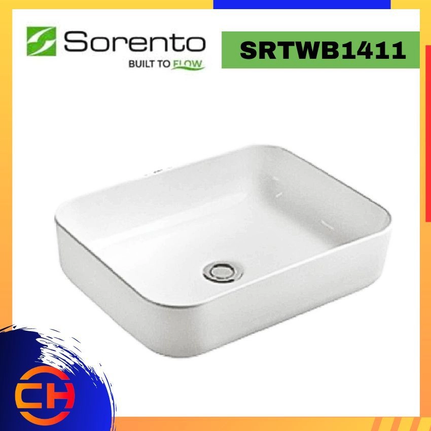 SORENTO ULTRA THIN EDGE BASINS SRTWB1411 ( L500xW400xH140mm )