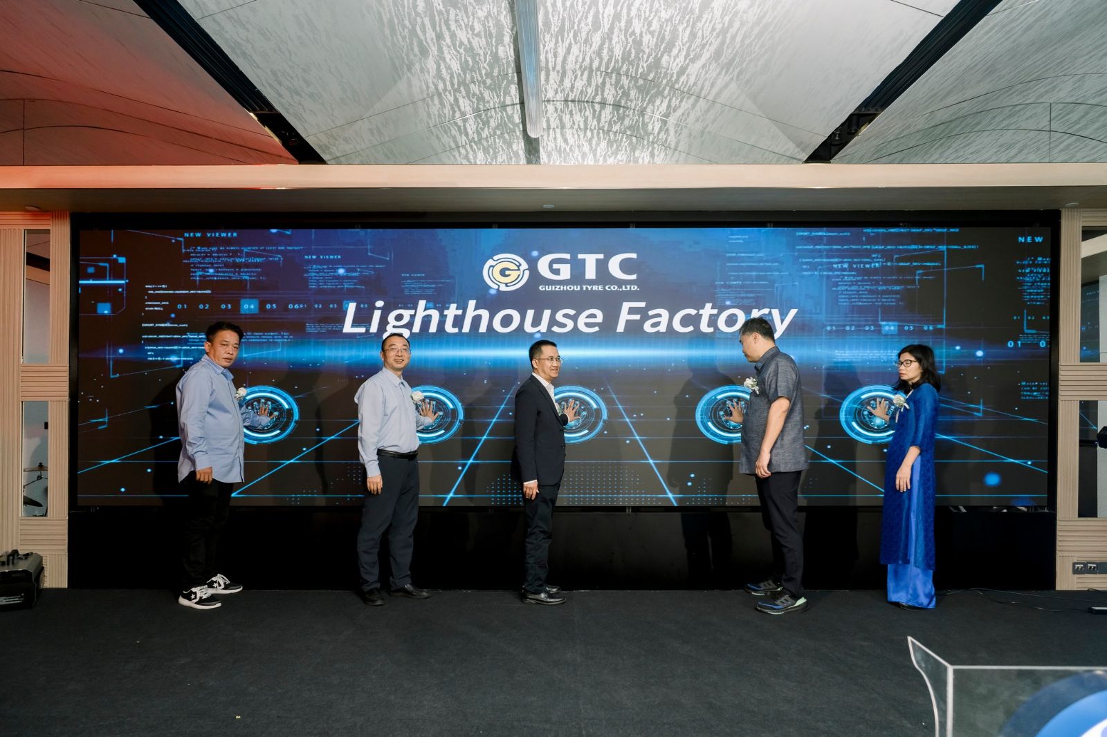 LED Touch Panel Opening Gimmick