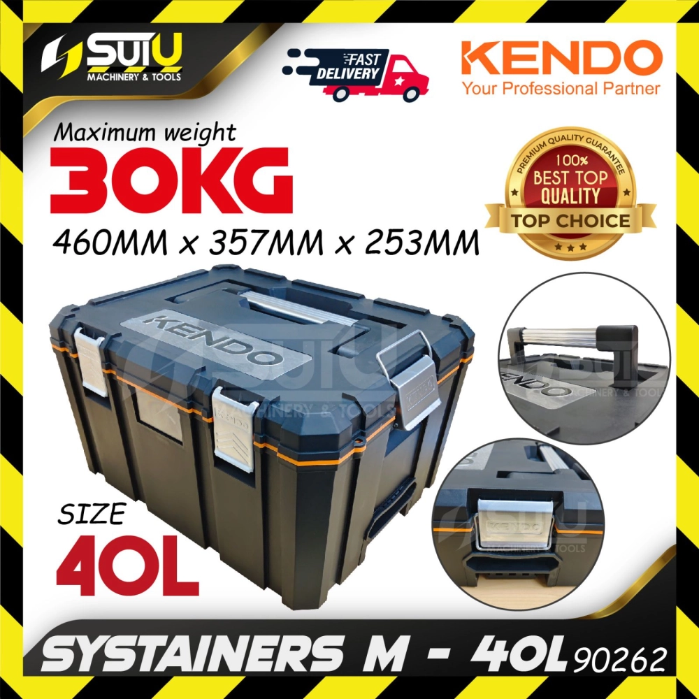 KENDO 90262 40L Systainers (Medium)