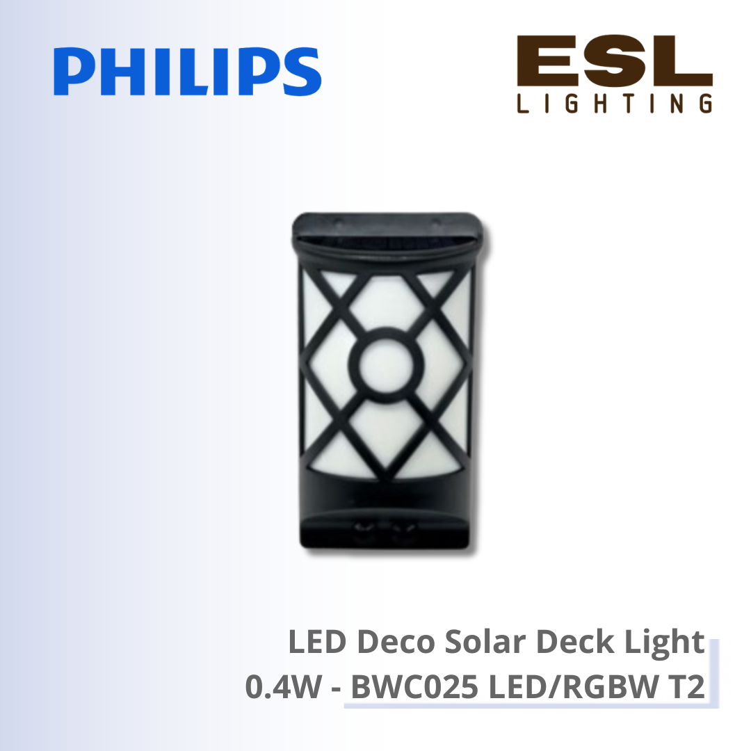 Philips LED Deco Solar Deck Light 0.4W - BWC025 LED/RGB T2