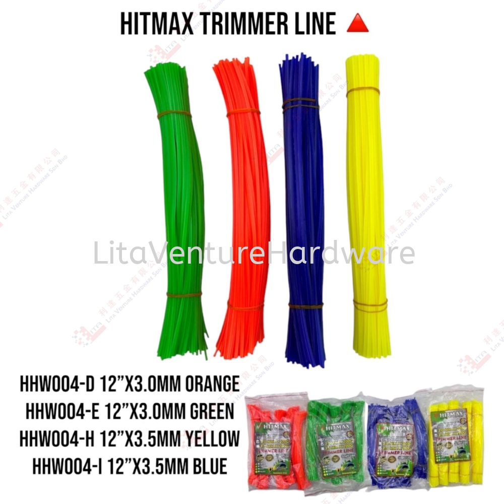 HITMAX BRAND TRIANGLE TRIMMER LINE - HHW004D HHW004E HHW004H HHW004I