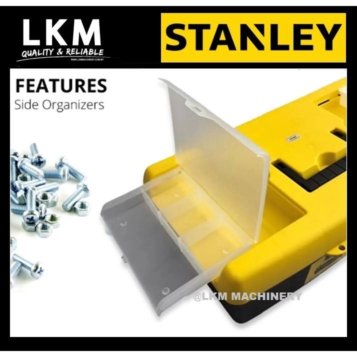 ORIGINAL STANLEY Tool Box 40cm/16" Hand Tools Slide-in Organizer Kotak Simpan Alat Tukang ( STST73696-8 )