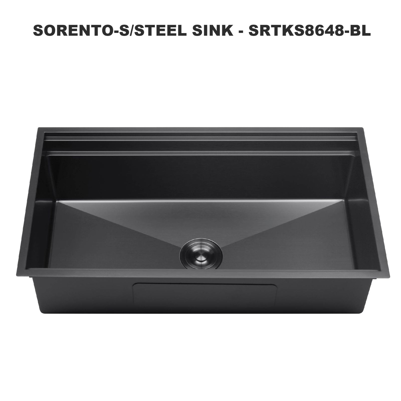 SORENTO STAINLEESS STEEL SINK BLACK SRTKS8648-BL