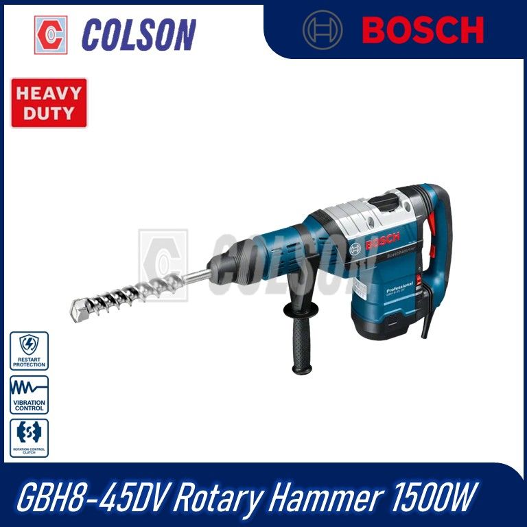BOSCH GBH8-45DV Rotary Hammer 1500W