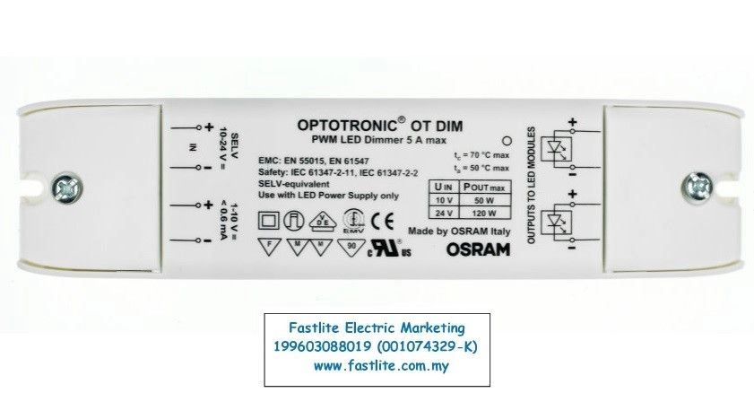 Osram OT DIM 10-24 UNV1 (1-10V) 5A PWM LED Dimmer