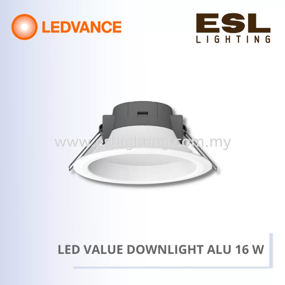 LEDVANCE LED VALUE DOWNLIGHT ALU 16W 3000K / 4000K / 6500K