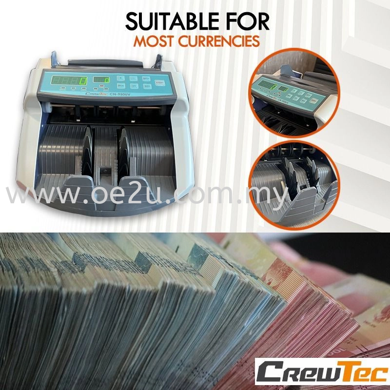 CrewTec CN-950UV Banknote Counter Machine