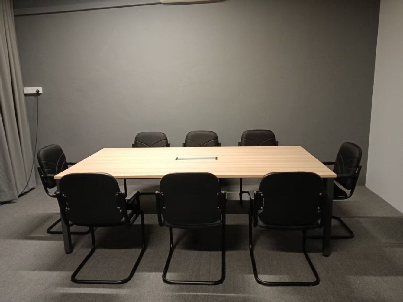Modern Meeting Table Malaysia | Meja Mesyuarat Moden | Office Conference Table & Chair Set | Pembekal Kerusi dan Meja Mesyuarat | Deliver Penang, Perai, Batu Kawan, Kulim Hi Tech