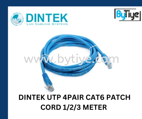 DINTEK CAT6 PATCH CORD  