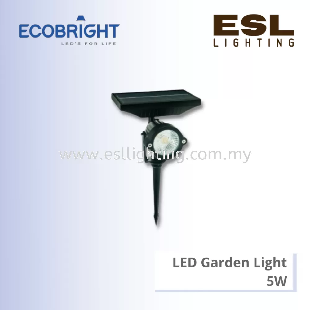 ECOBRIGHT LED Solar Spike Garden Light 5W - EB-CD65TY01 IP66