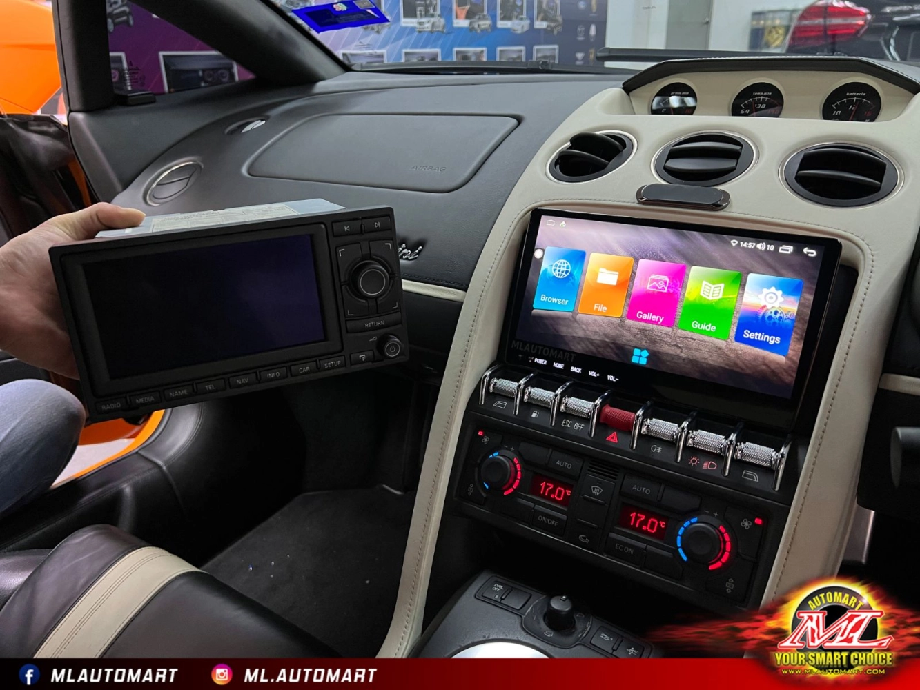 Lamborghin Gallardo Android Monitor