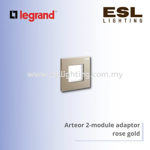 Legrand Galion™  Arteor 2-module adaptor  rose gold