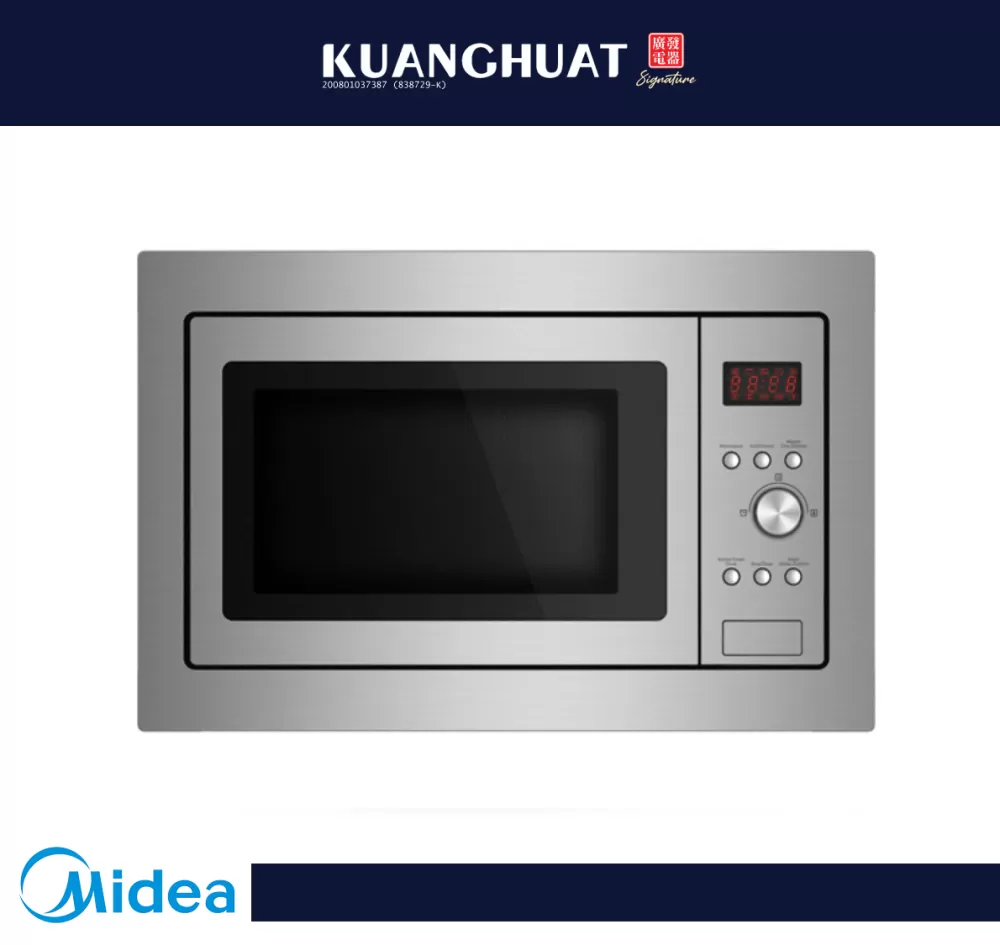 [PRE-ORDER 7 DAYS] MIDEA 25L Built-In Microwave Oven with Grill Power MBM-1925B