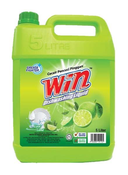 Win Dish Wash Liquid Cool Lime 5000ml