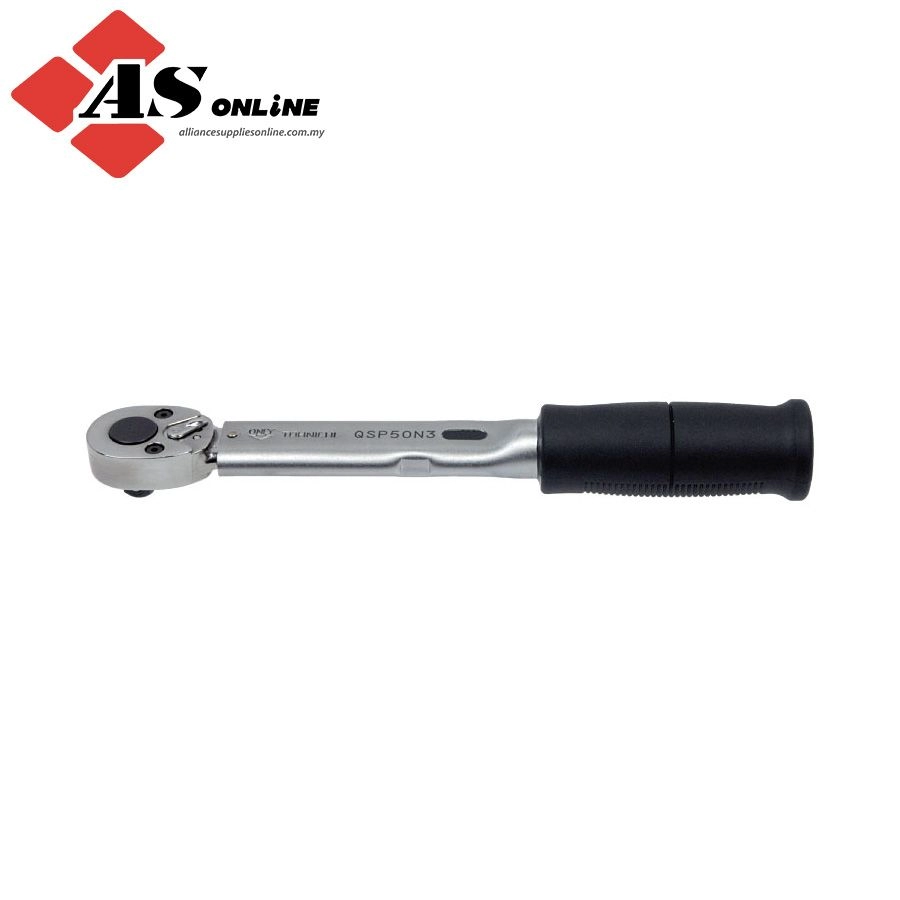 TOHNICHI QSP / QSP-MH Ratchet Head Type Preset Torque Wrench / Model: QSP50N3