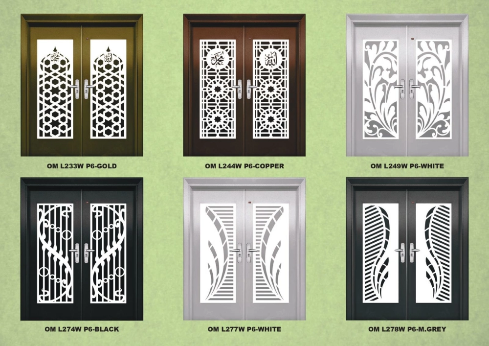 OM SECURITY DOOR LASER CUT