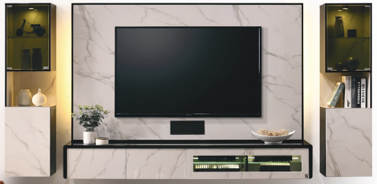 VD-9050 SET 3 WALL MOUNTED TV CABINET (WALL SERIES)
