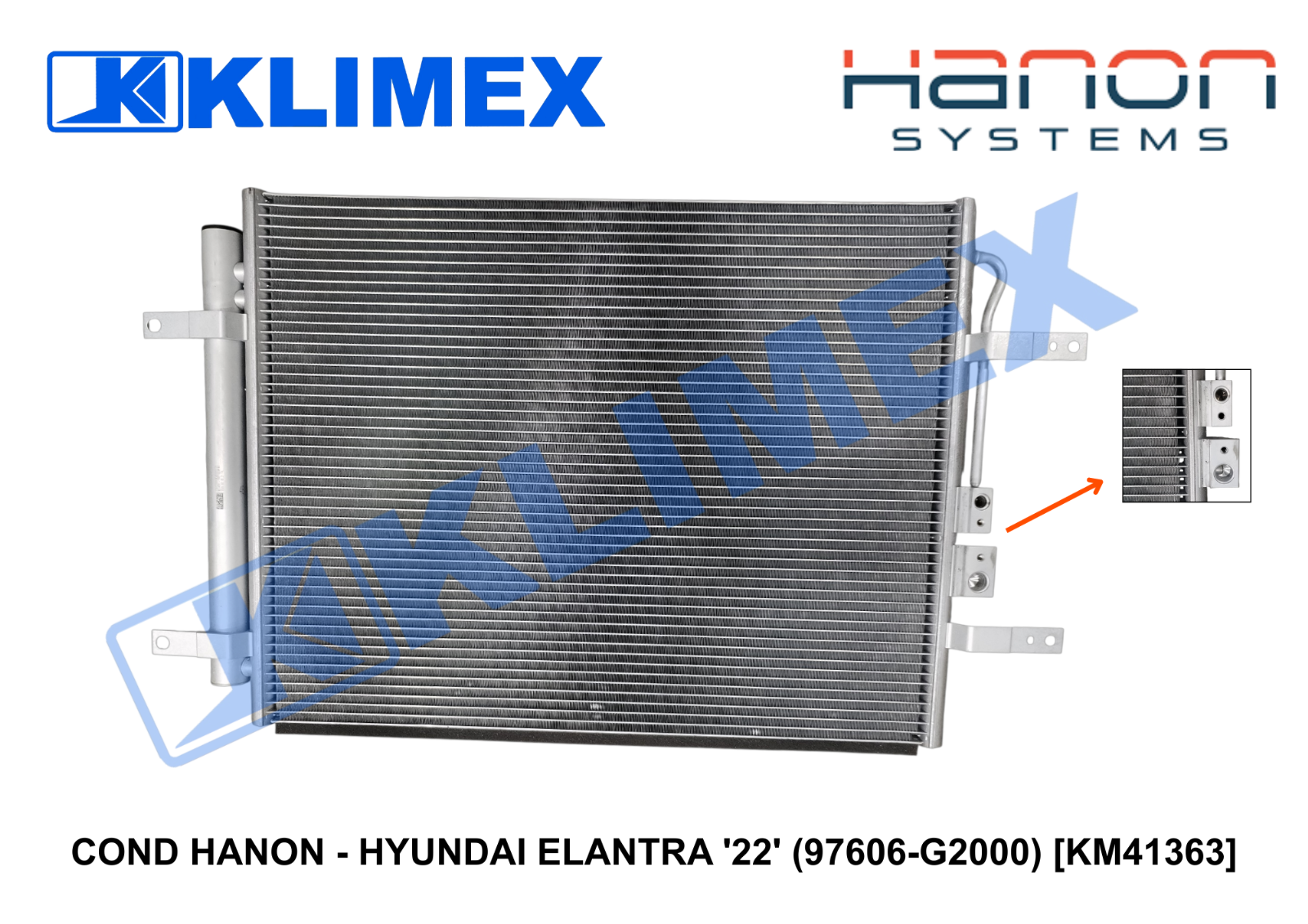 COND HANON - HYUNDAI ELANTRA '22' (97606-G2000) [KM41363]