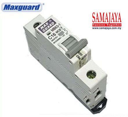 Maxguard 16A 1 Pole MCB