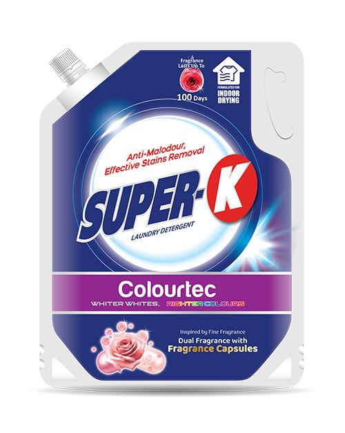 SUPER-K LAUNDRY LIQUID DETERGENT COLOURTEC 2.3KG