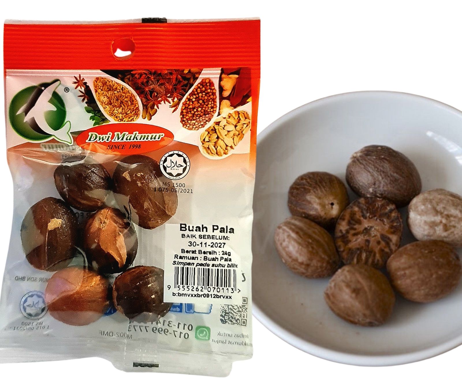 Nutmeg 24 Grams RM2.60 X 5 Units C.Dwi Makmur