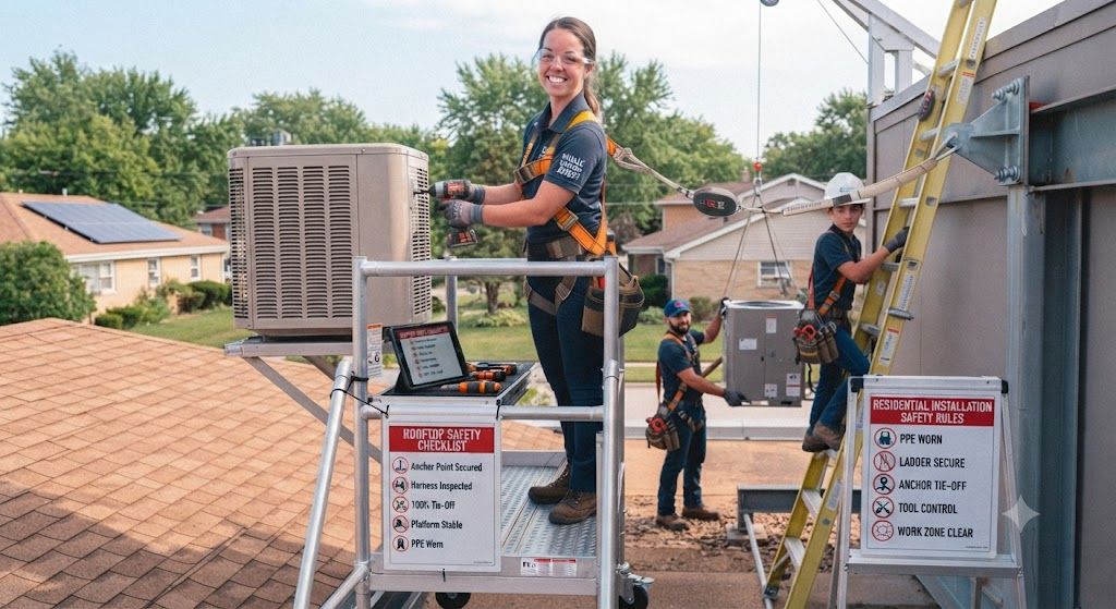 residential aircon installation safety guidelines