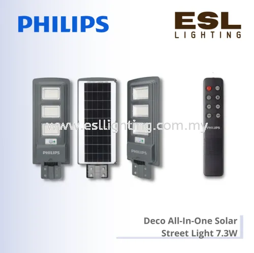 PHILIPS Deco All-In-One Solar Street Light 7.3W - BRC050 LED10/765