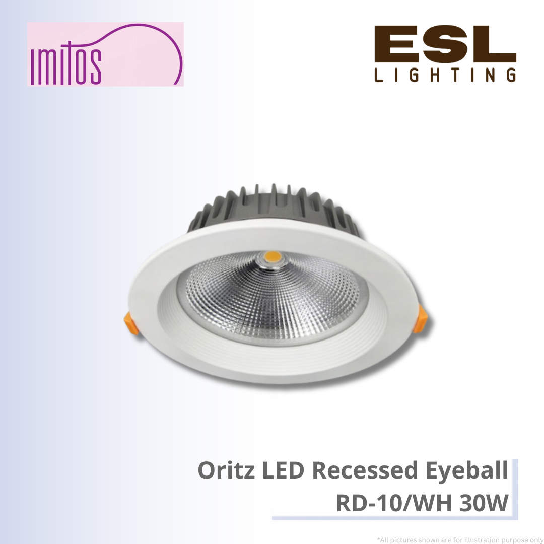 IMITOS Oritz LED Recessed Eyeball - RD-10/WH 30W