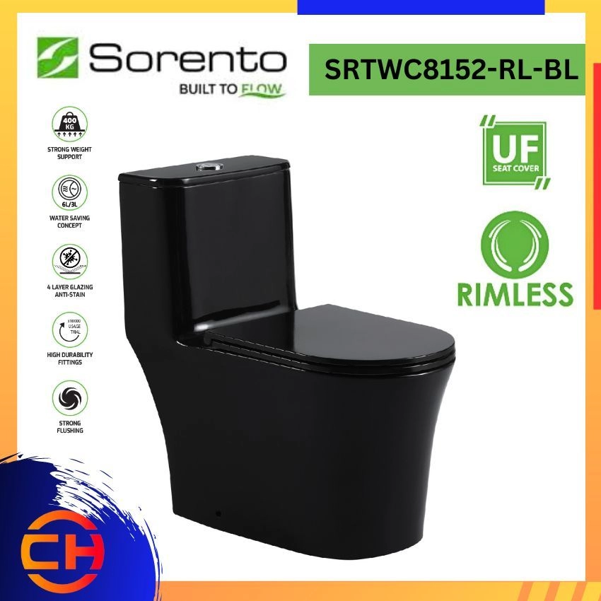 SORENTO ONE PIECE WATER CLOSETS SRTWC8152 - RL - BL 