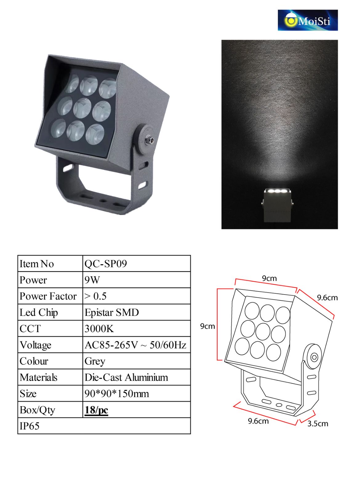 QC-SP09 9W