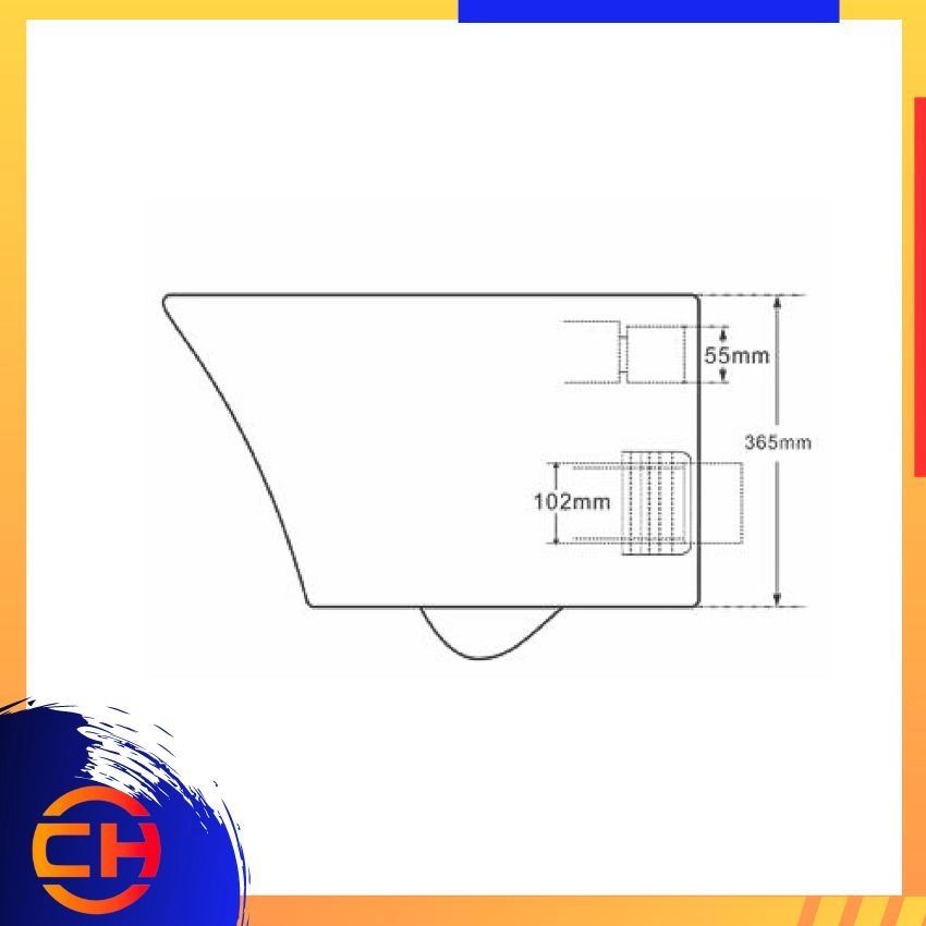 SORENTO WALL HUNG WATER CLOSET SRTWC6010 - RL - UF 