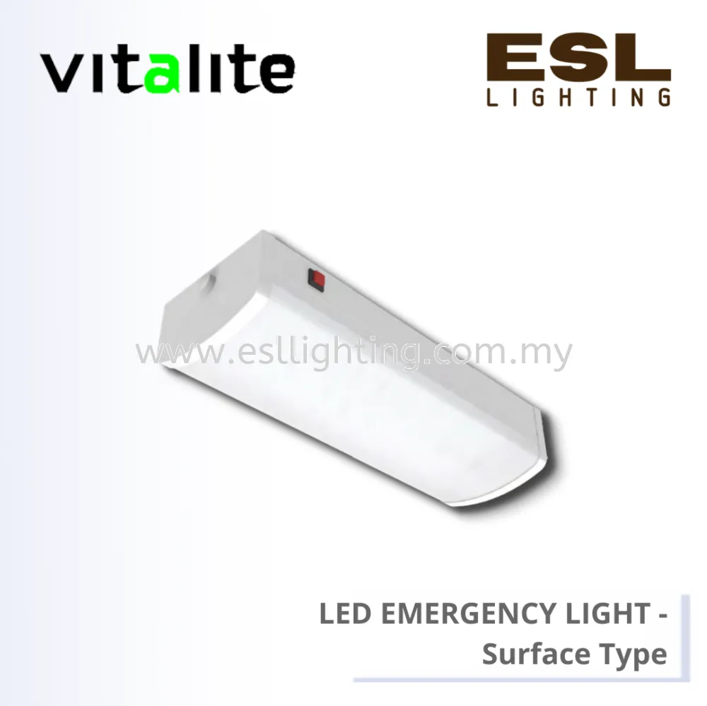 VITALITE LED EMERGENCY LIGHT SURFACE TYPE - VEL 330/S / VEL 330/ST