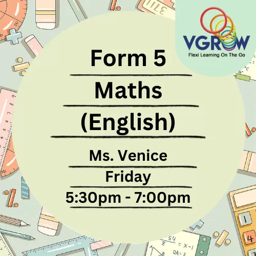 F5 Maths Online Live Class English (Friday)