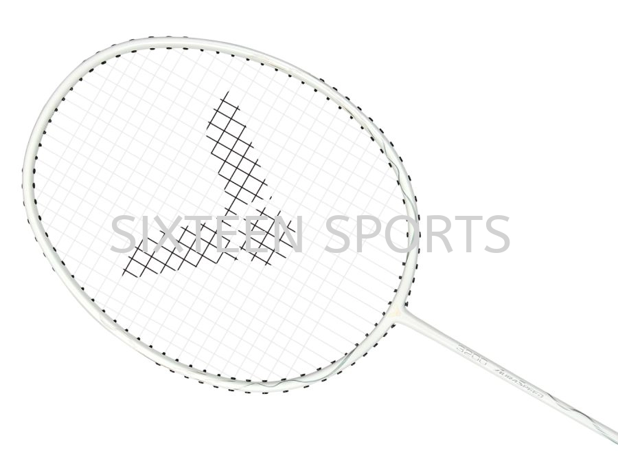 Victor 3200 Auraspeed badminton Racket (C/W VBS66 String & Overgrip)
