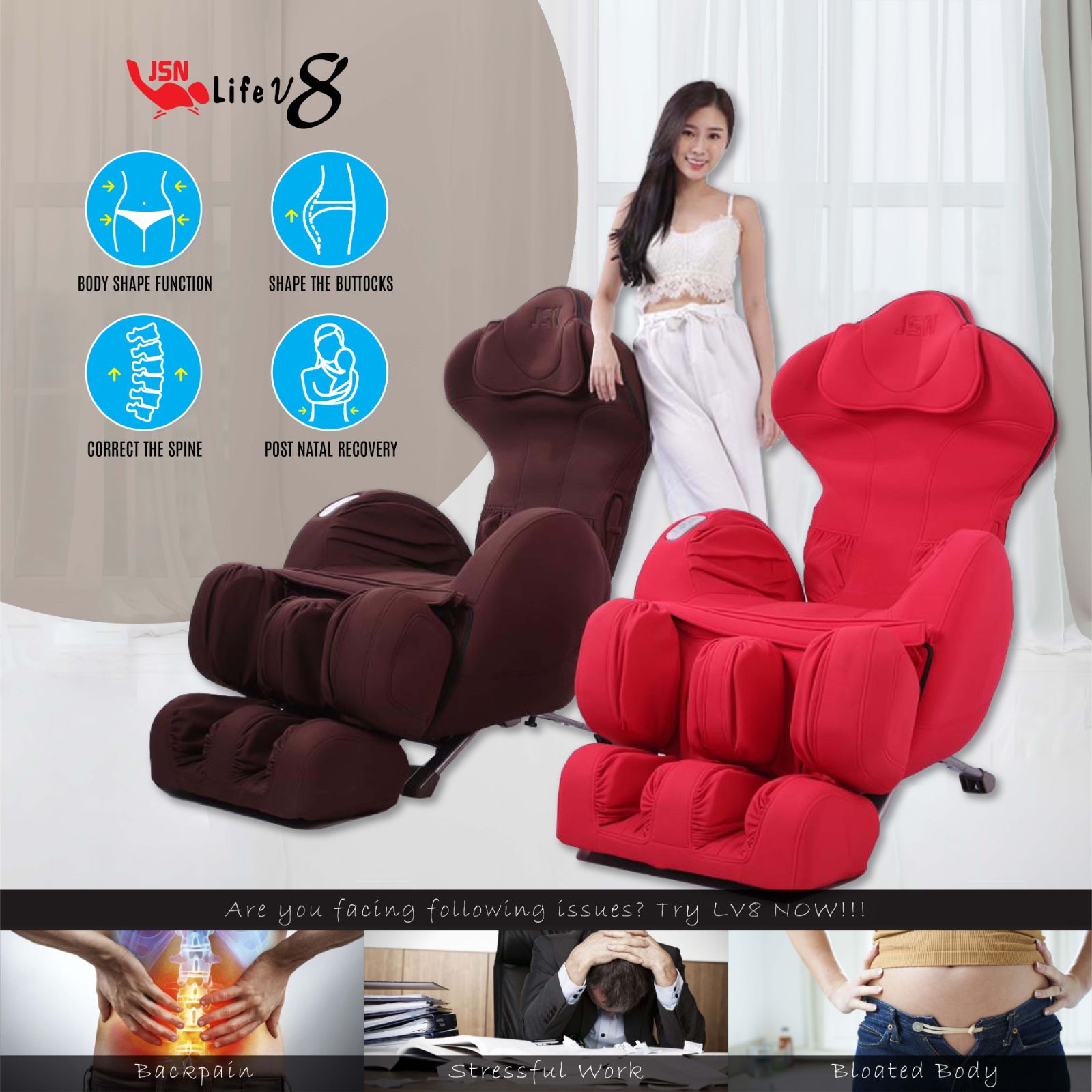 JSN Life V8 Massage Chair