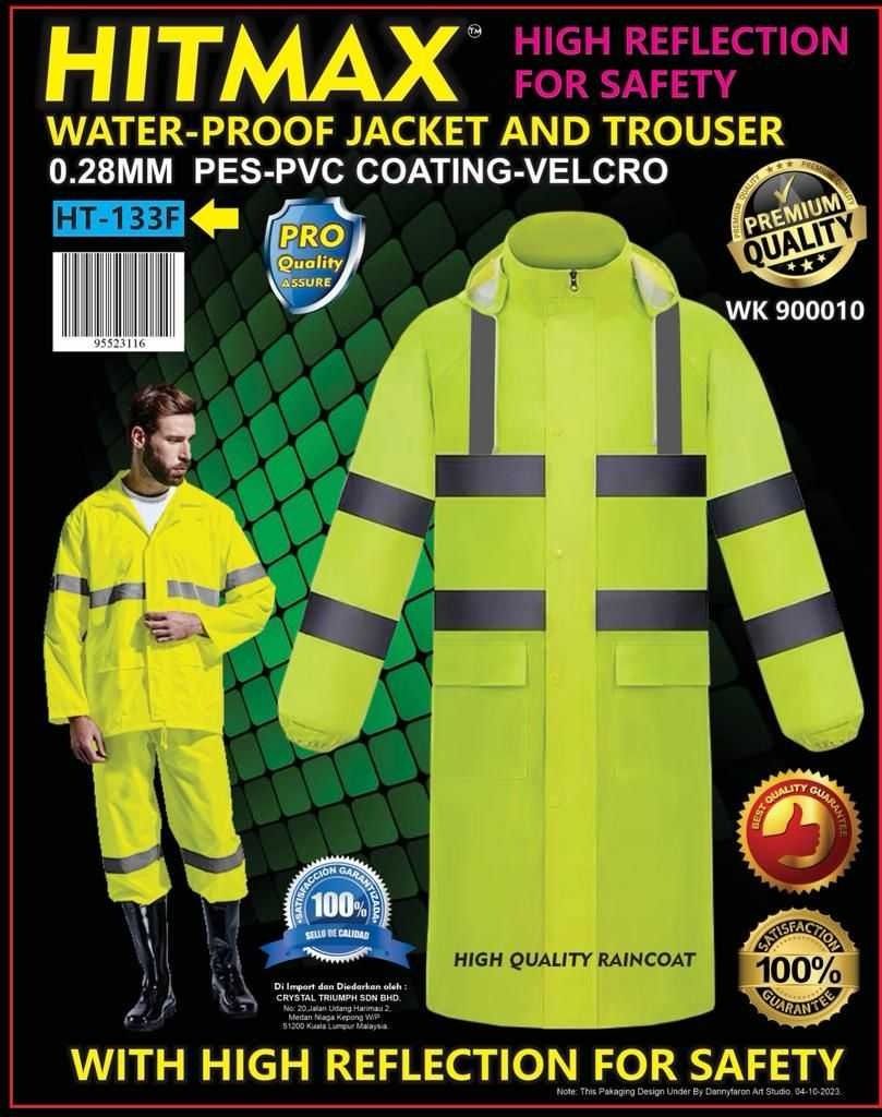 HITMAX Reflective Waterproof Safety Jacket HT-133F