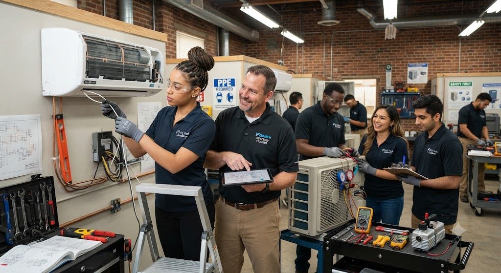 Inverter air conditioner installation course