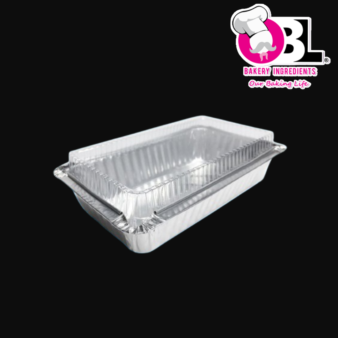 104125 570P RECT W/LID ALUM TRAY 5'S