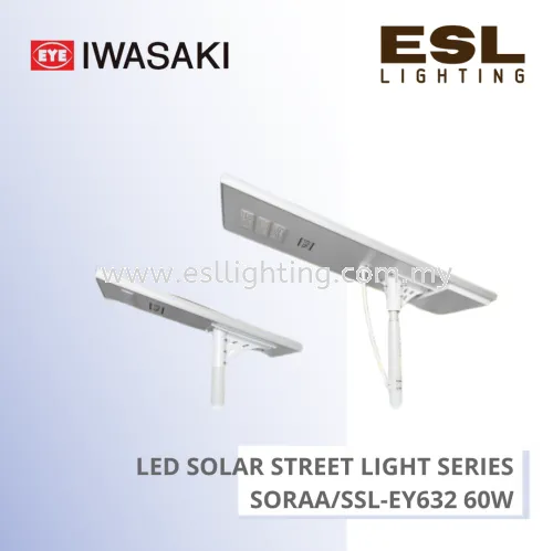 ELAP IWASAKI LED Solar Street Light Series 60W - EY632 IP66 IK08