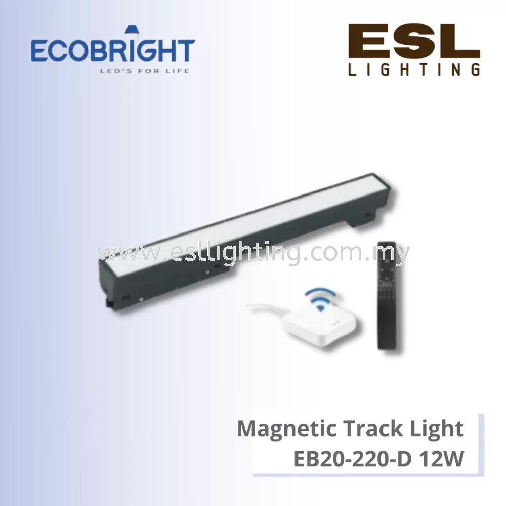 ECOBRIGHT LED Magnetic Track Light 3 Color Dimmable 12W - EB20-220-D