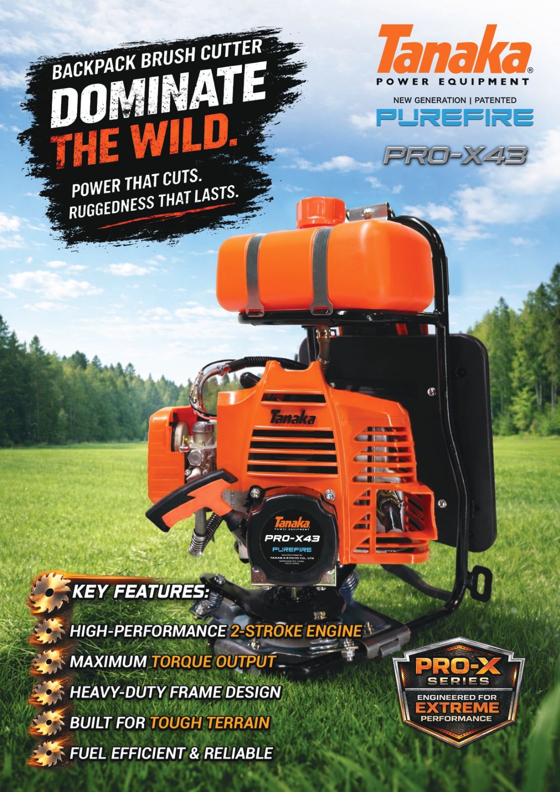 TANAKA BRUSH CUTTER PRO-X43