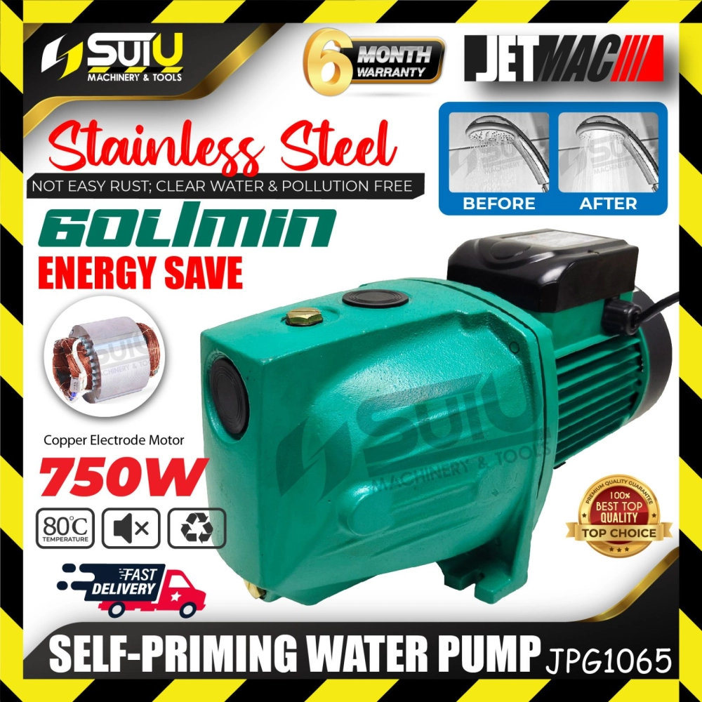 JETMAC JPG1065 Self Priming Water Pump 750w
