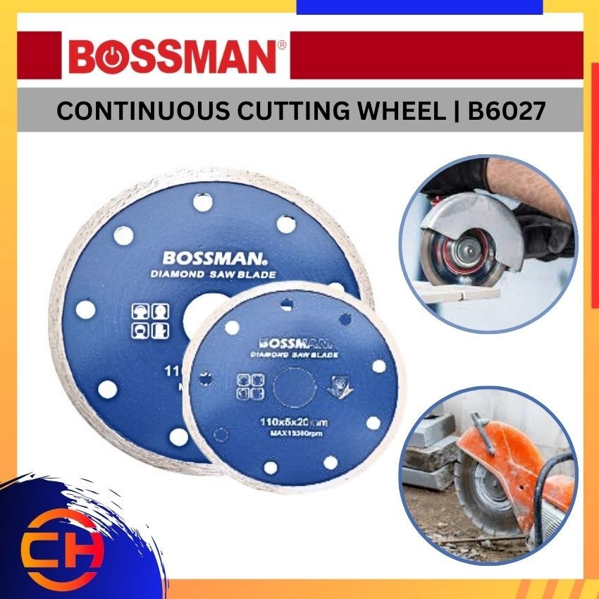 BOSSMAN DIAMOND CUTTING WHEEL B6027 CONTINUOUS CUTTING WHEEL 