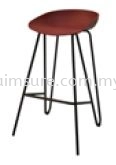 Cinta hairpin leg high bar stool